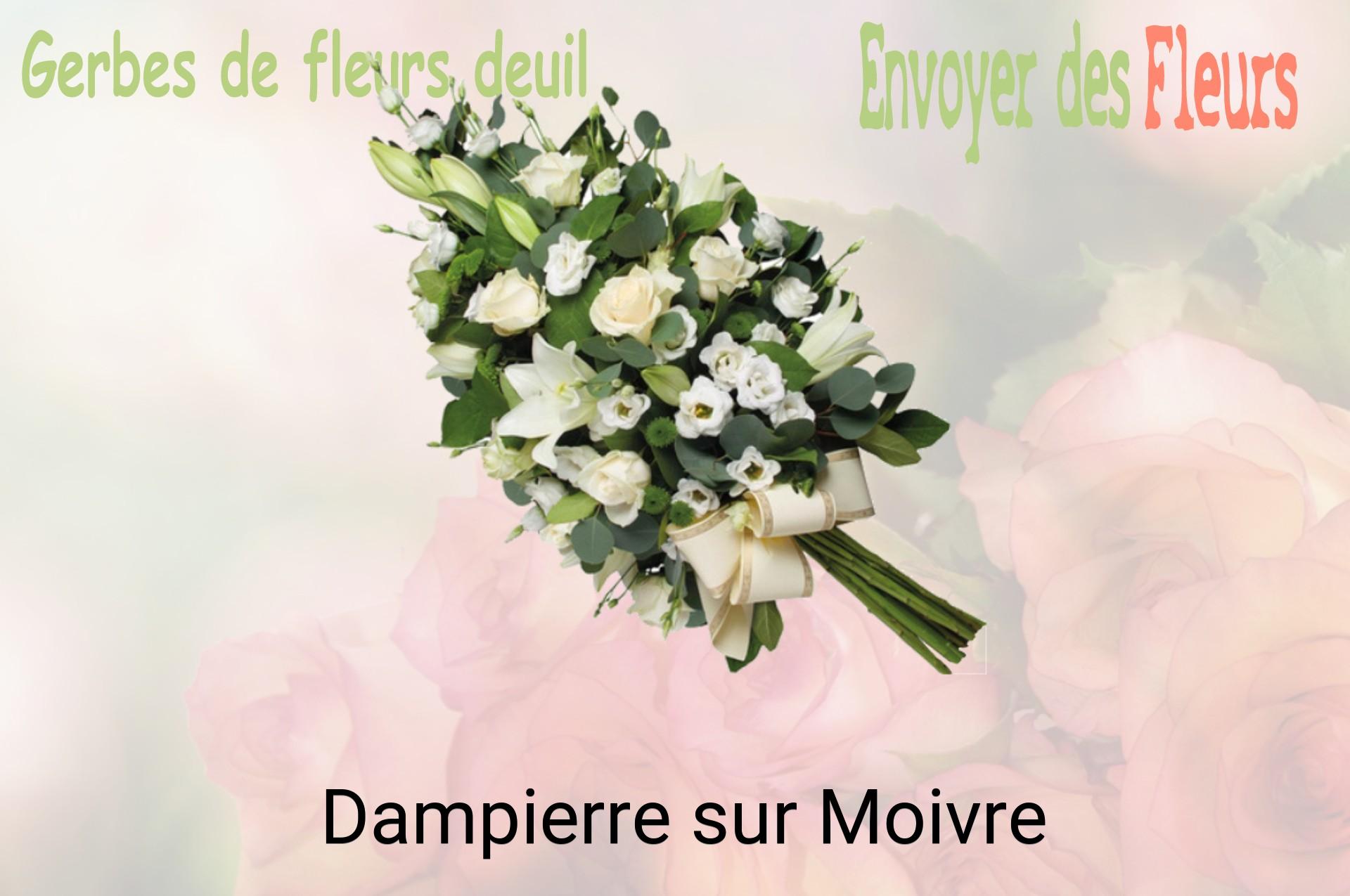 Gerbe de fleurs de deuil livrée à Dampierre-sur-Moivre
